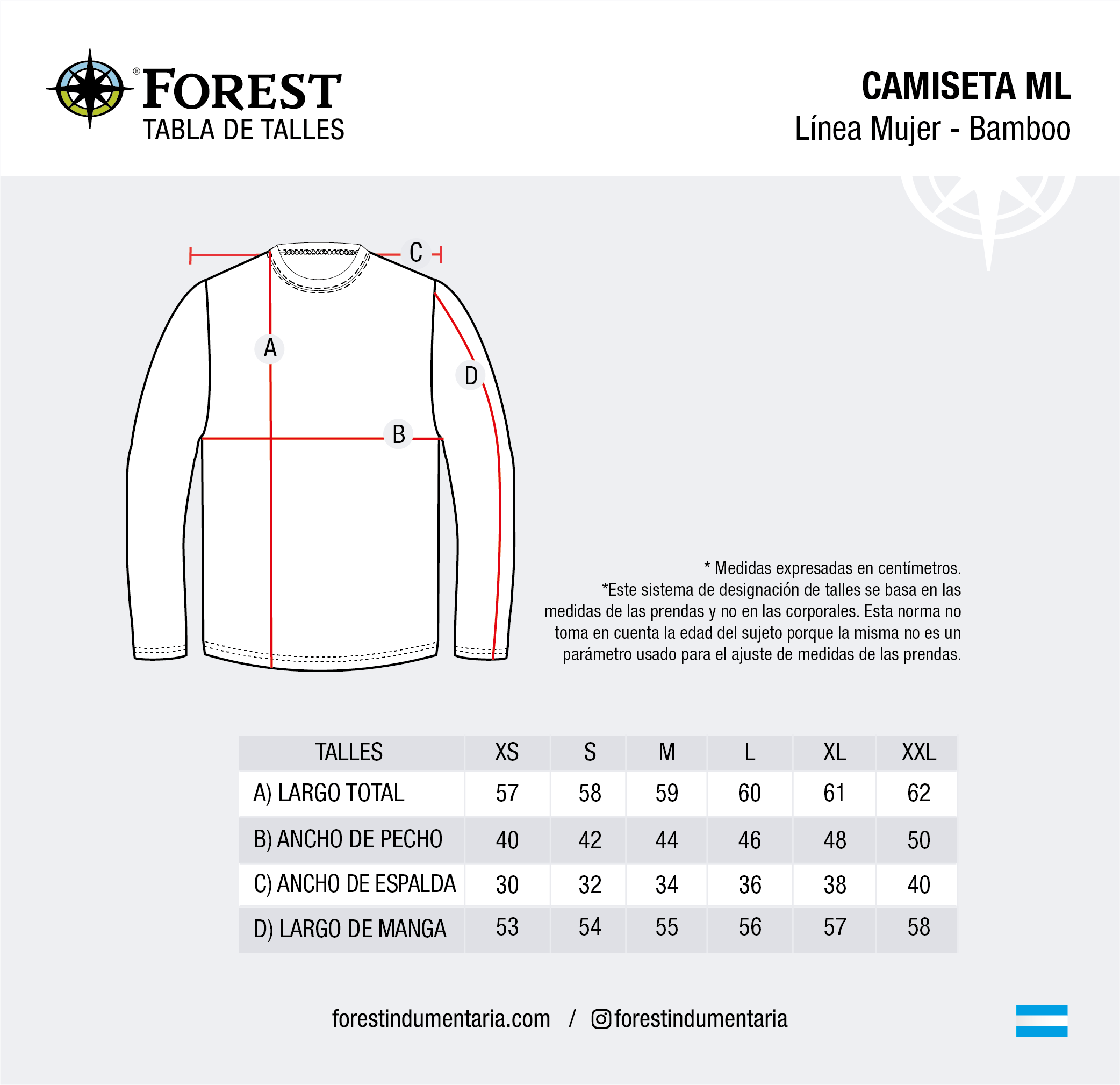 camiseta bamboo dama